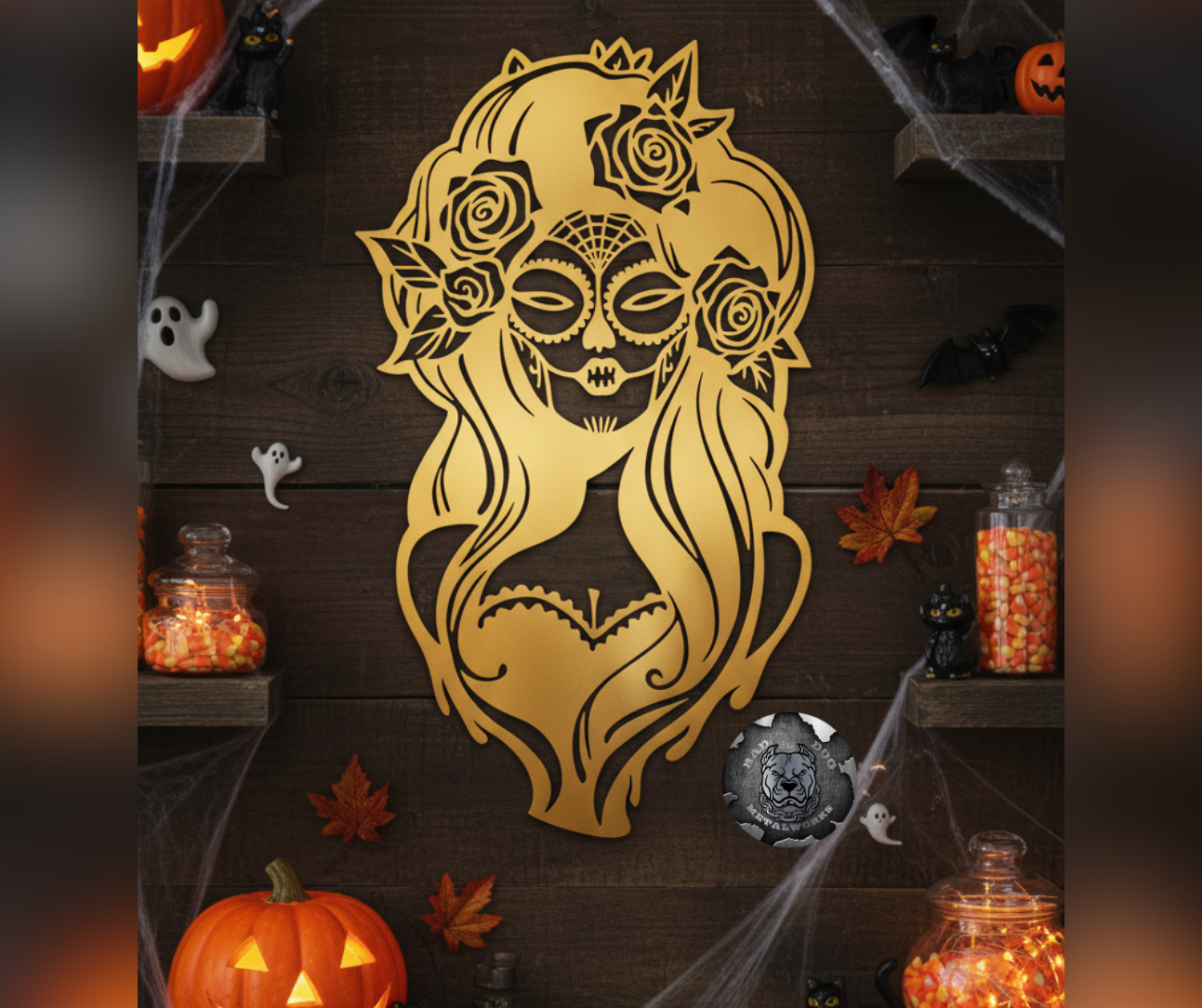 Day of the Dead Girl Skeleton