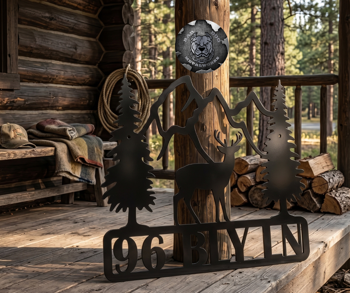 Personalized Deer Plaque