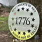 Descendants Of Men Who Would Not Be Ruled 1776