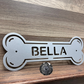 Dog Bone Nameplate