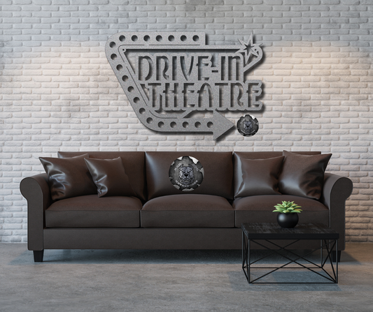 Retro Drive-In Theatre Sign