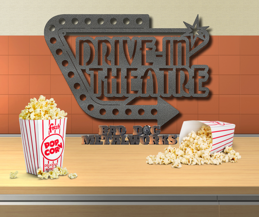 Retro Drive-In Theatre Sign