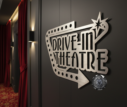 Retro Drive-In Theatre Sign