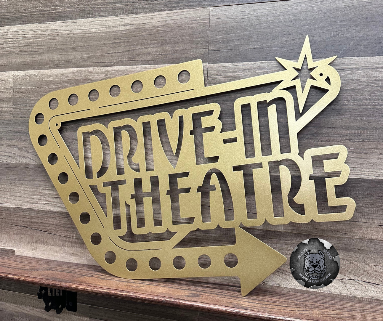 Retro Drive-In Theatre Sign