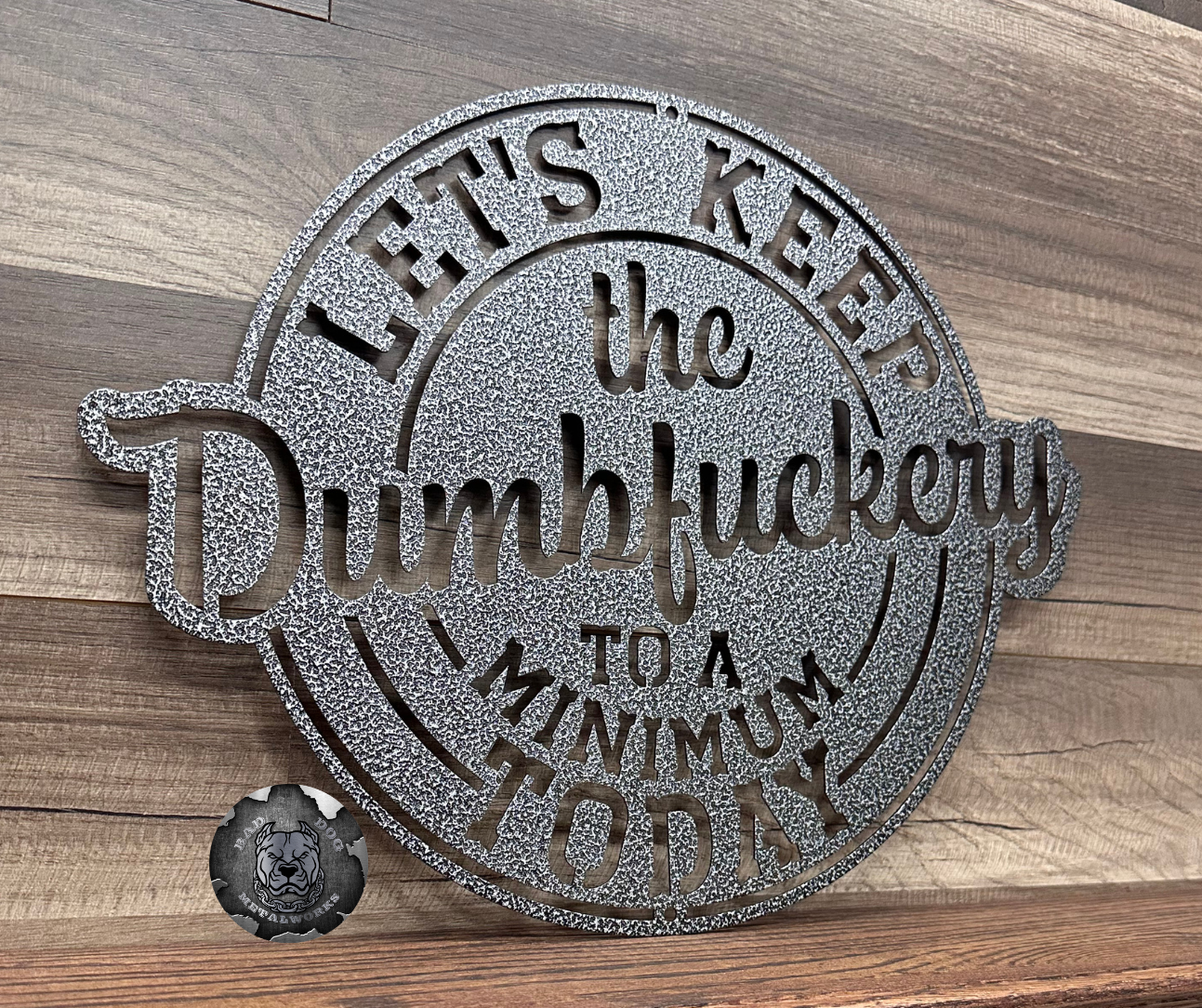 Let's Keep the Dumbfuckery to a Minimum Today