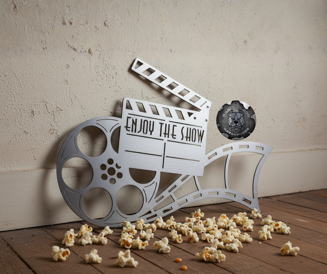 Enjoy the Show Clapboard and Film Reel