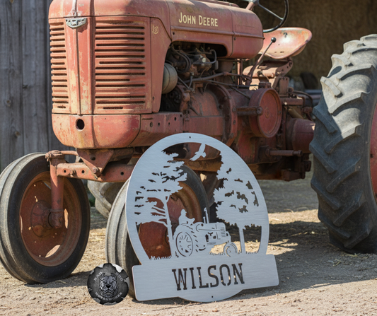 Farmer's Tractor Monogram