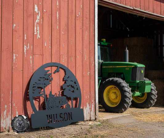 Farmer's Tractor Monogram