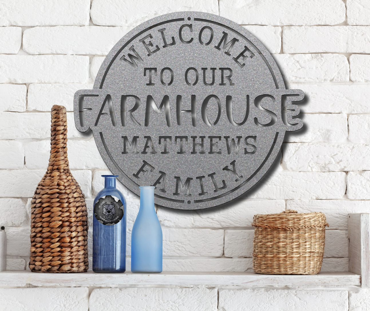 Welcome to Our Farmhouse Monogram