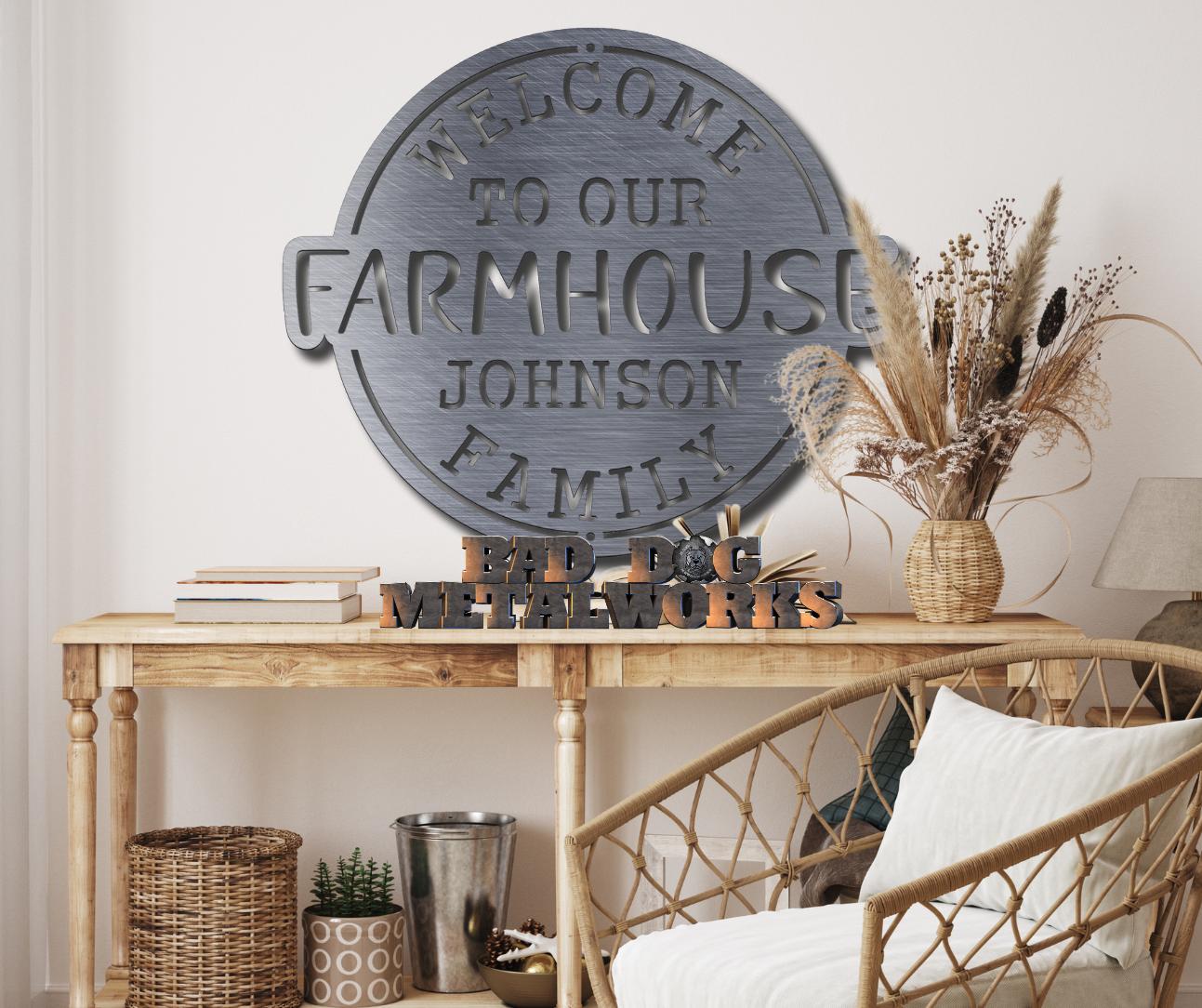 Welcome to Our Farmhouse Monogram