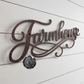 Farmhouse Script Metal Sign