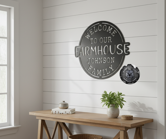 Welcome to Our Farmhouse Monogram