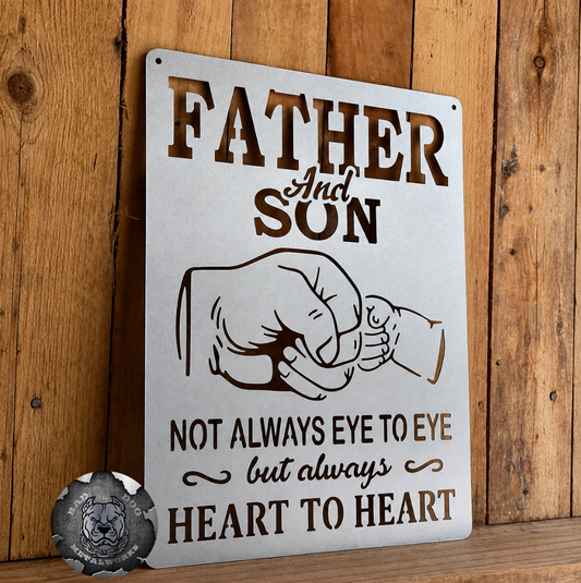 Father and Son, Not Always Eye to Eye, But Always Heart to Heart