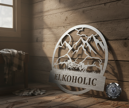Fighting Elk Monogram