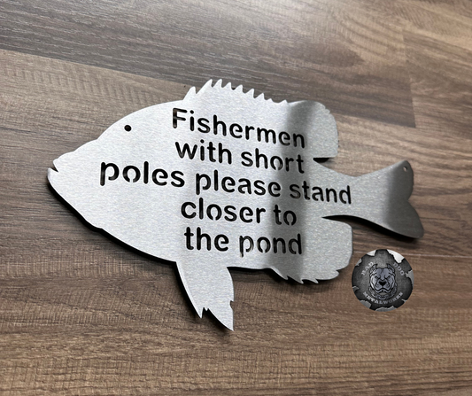 Fishermen With Short Poles Please Stand Closer to the Pond