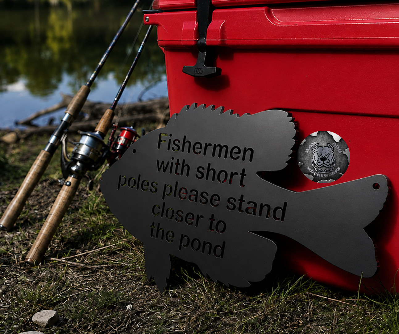 Fishermen With Short Poles Please Stand Closer to the Pond