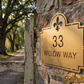 Fleur De Lis Address Plaque