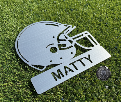 Football Helmet Monogram