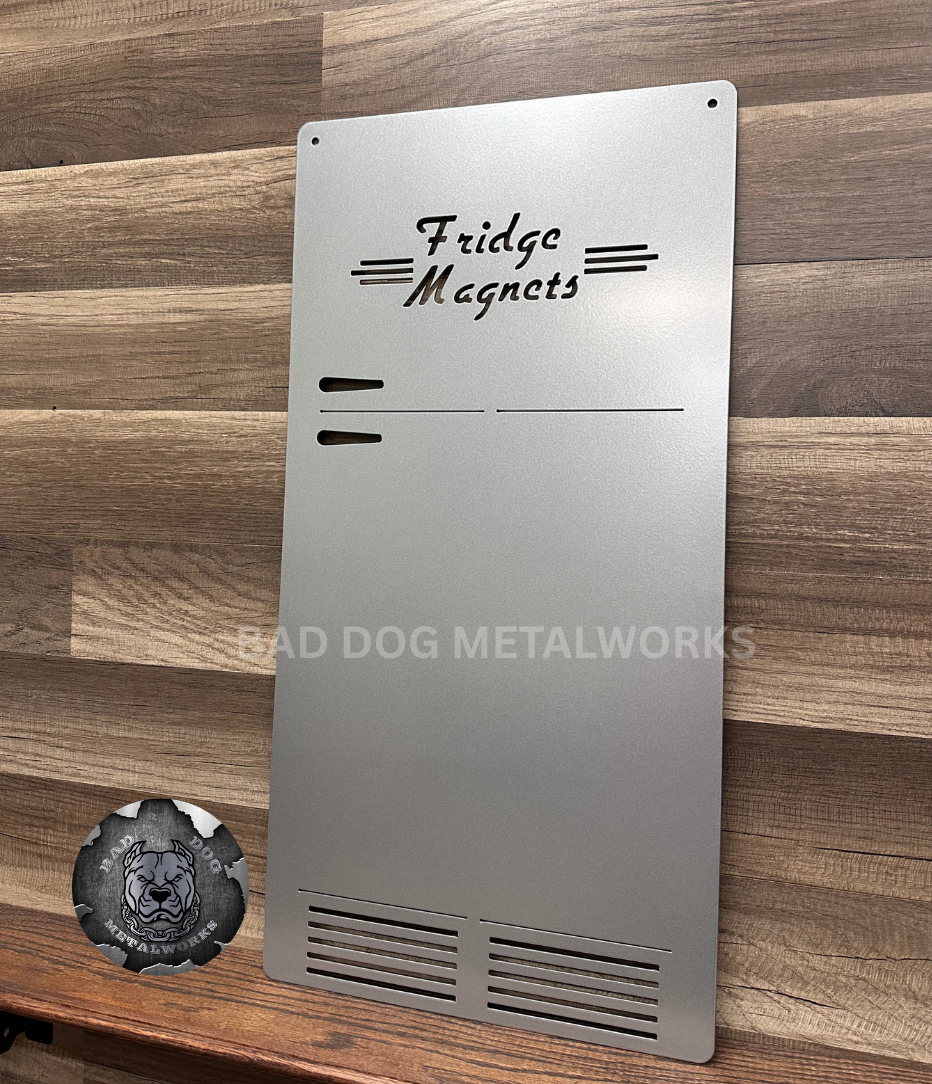 Retro Refrigerator Magnet Display