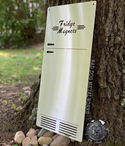 Retro Refrigerator Magnet Display