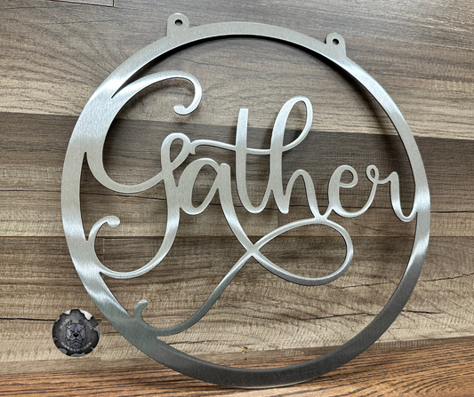 Gather Metal Garden Flag