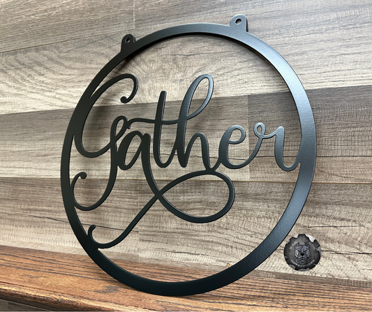 Gather Metal Garden Flag