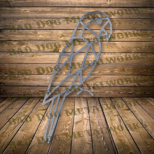 Geometric Parrot - Svg and Dxf