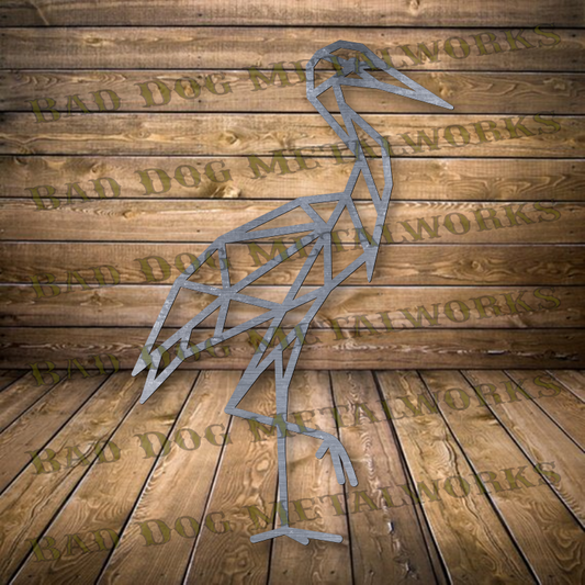 Geometric Heron - Svg and Dxf