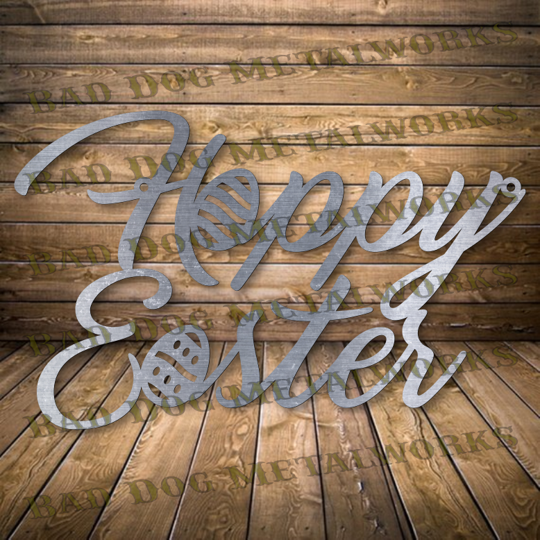 Happy Easter - Dxf and Svg