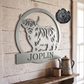Highland Cow Monogram