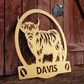Highland Cow Monogram