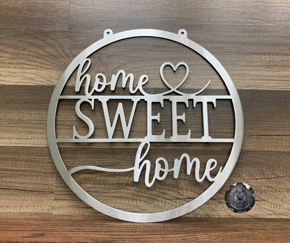 Home Sweet Home Metal Garden Flag