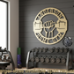 Personalized Home Gym Dumbbell Monogram