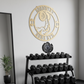 Personalized Home Gym Monogram