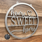 Home Sweet Home Metal Garden Flag