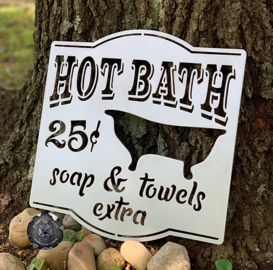 Hot Bath 25 Cents