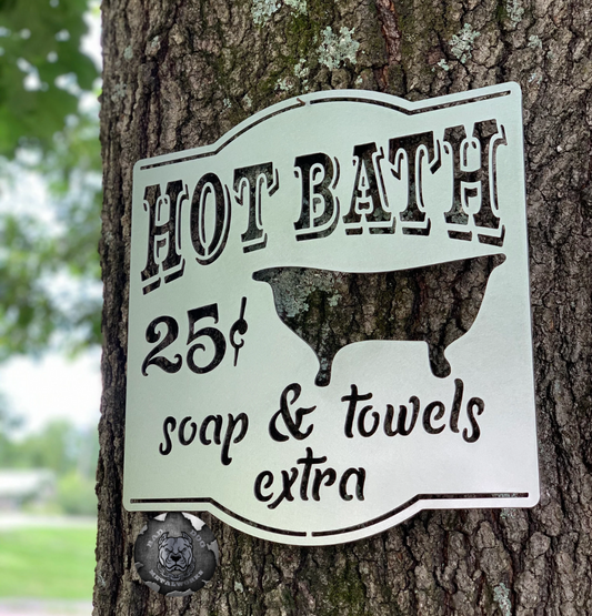 Hot Bath 25 Cents