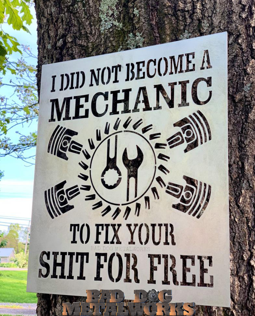 I Did Not Become a Mechanic to Fix Your Shit for Free