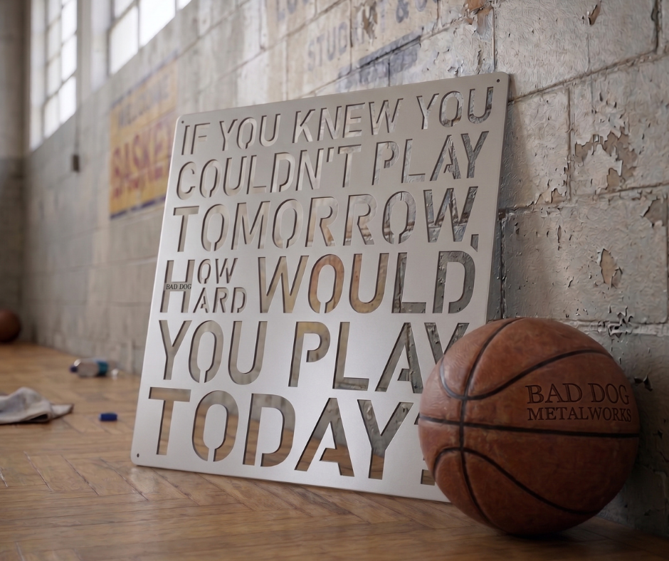 If You Knew You Couldn't Play Tomorrow, How Hard Would You Play Today?