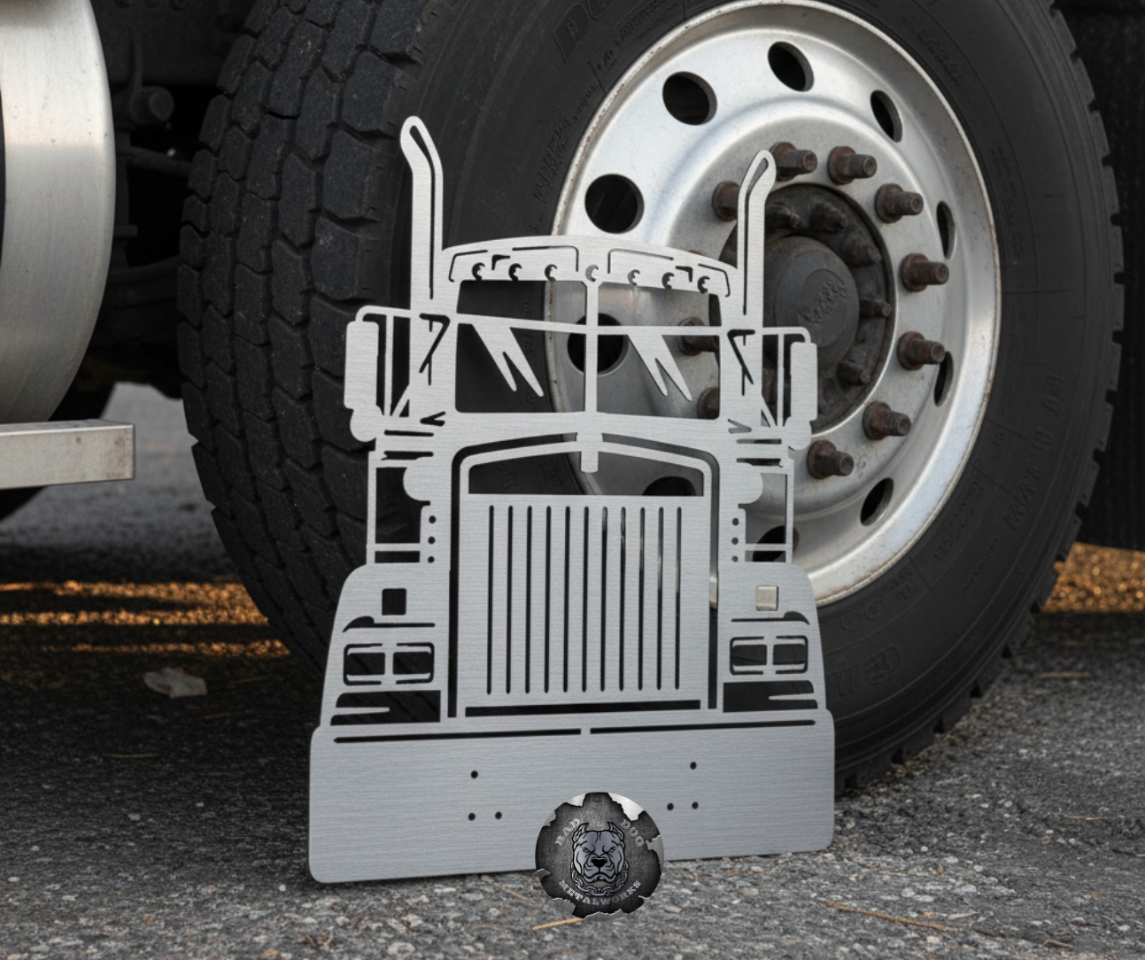 Kenworth Semi Metal Art