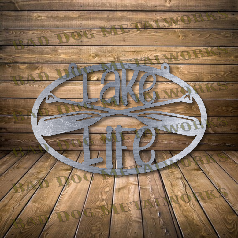 Lake Life - Dxf and Svg