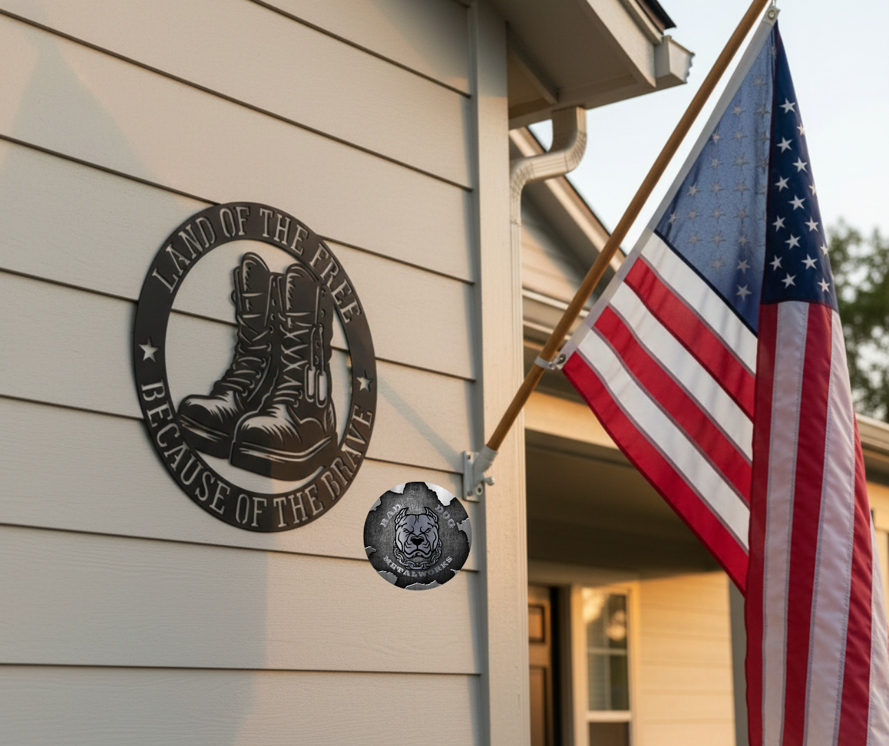 Land of the Free Because of the Brave Combat Boots