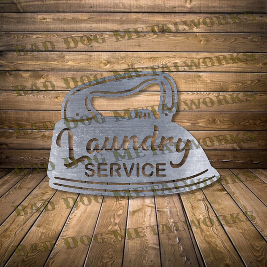 Laundry Service - Dxf and Svg