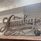 Laundry Script Metal Sign