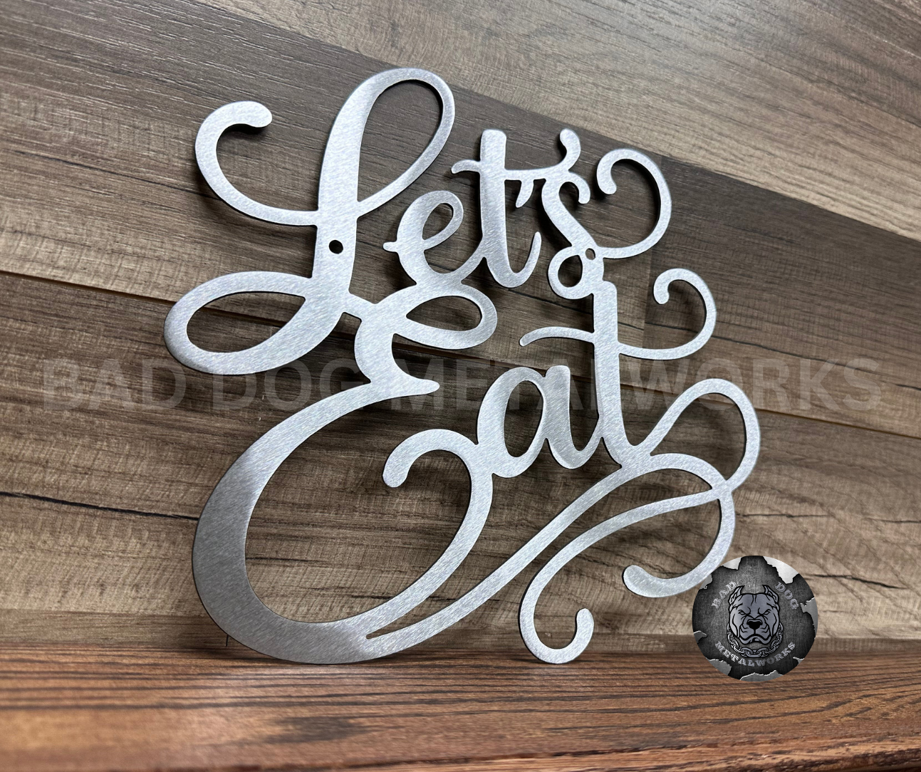 Let's Eat Metal Sign