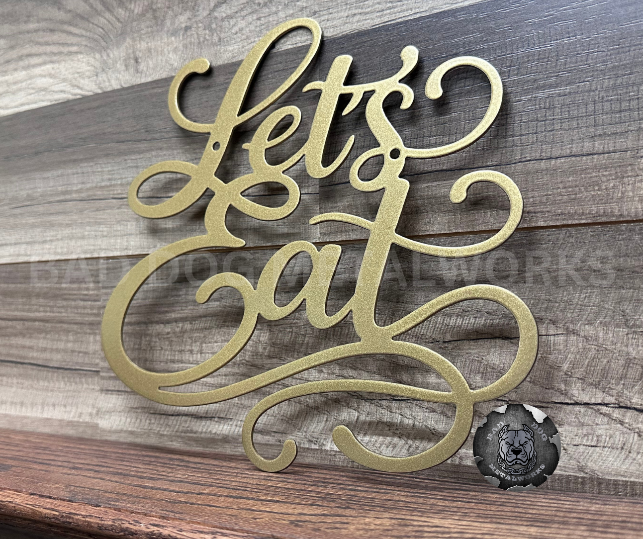 Let's Eat Metal Sign