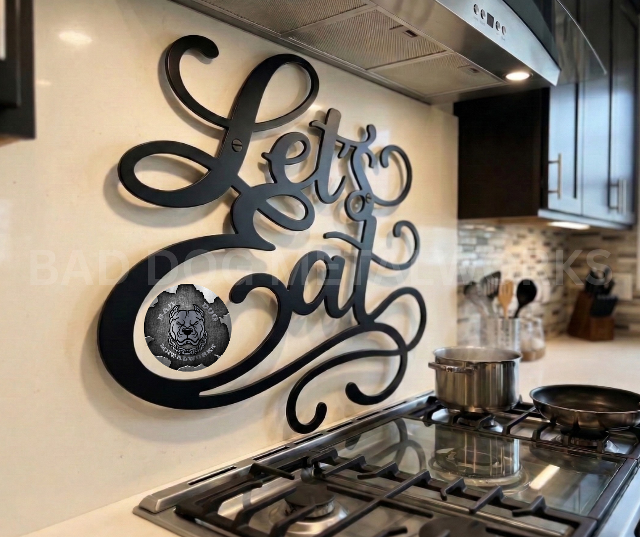 Let's Eat Metal Sign