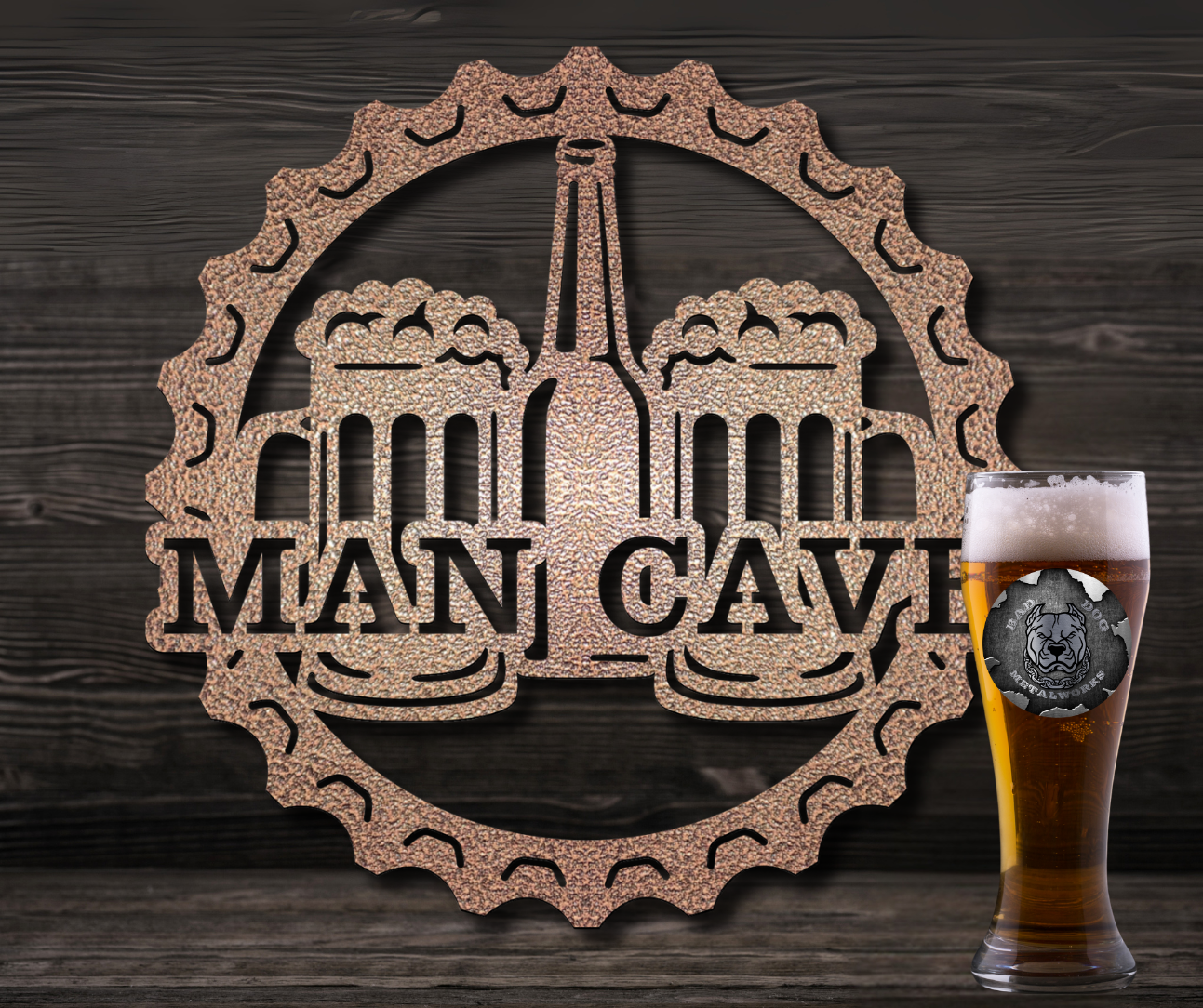 Man Cave Beer Cap