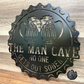 The Man Cave (No One Gets Out Sober) Beer Cap