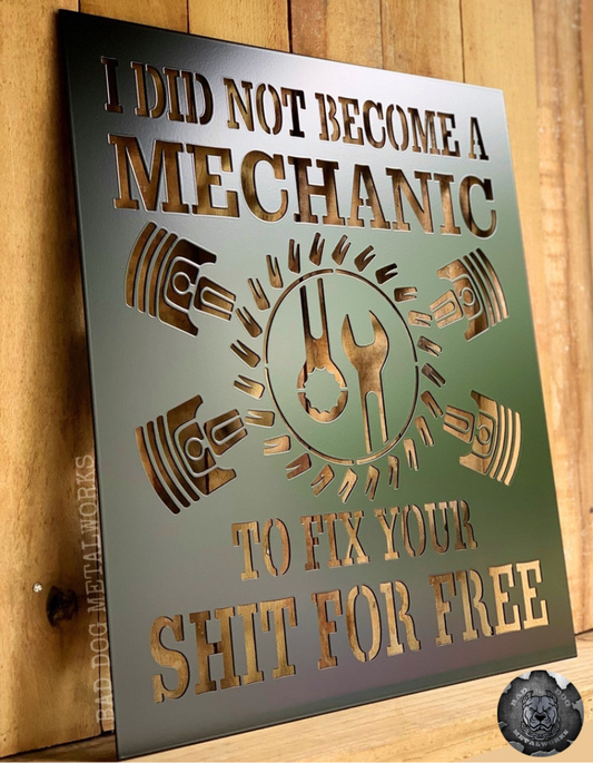 I Did Not Become a Mechanic to Fix Your Shit for Free